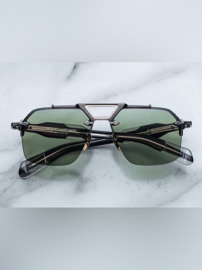 Jacques Marie Mage Silverton Men's Sunglasses In Gunmetal — image 2 of 8